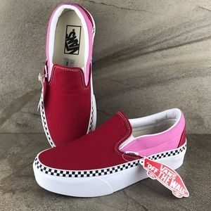 NEW Vans Classic Slip-Ons Platforms